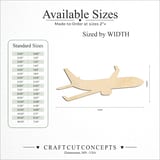 Size reference chart for AIRPLANE