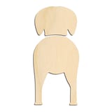 Laser-cut baltic birch silhouette of AMERICAN ENGLISH COONHOUNDS
