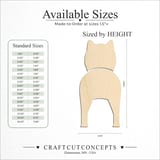 Size reference chart for AMERICAN ESKIMO DOG
