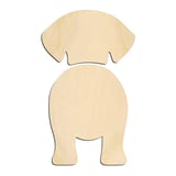 Laser-cut baltic birch silhouette of AMERICAN FOXHOUNDS