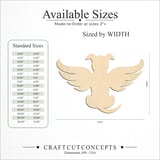 Size reference chart for ANGEL DOG