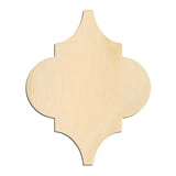 Laser-cut baltic birch silhouette of ARABESQUE