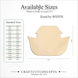 Size reference chart for ARK