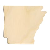 Laser-cut baltic birch silhouette of ARKANSAS STATE CRAFT VARIANT
