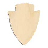 Laser-cut baltic birch silhouette of ARROWHEAD