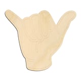 Laser-cut baltic birch silhouette of ASL SIGN LANGUAGE LETTER Y