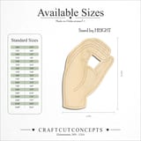 Size reference chart