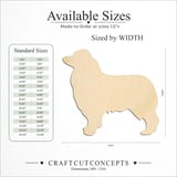 Size reference chart for ALERT STANDING AUSTRALIAN SHEPHERD