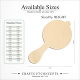 Size reference chart for BABY RATTLE
