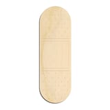 Laser-cut baltic birch silhouette of BANDAID