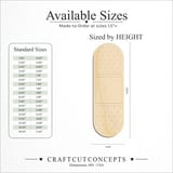 Size reference chart for BANDAID