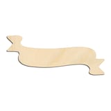Laser-cut baltic birch silhouette of BANNER PLAQUE SIGN