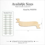 Size reference chart for BANNER PLAQUE SIGN