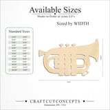 Size reference chart for Trumpet