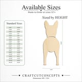 Size reference chart for BASENJI TWO PIECE BACK VIEW