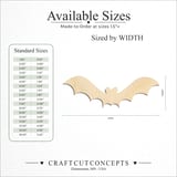 Size reference chart for BAT GLIDING NARROW