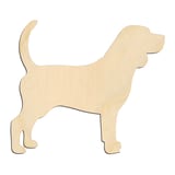 Laser-cut baltic birch silhouette of BEAGLE