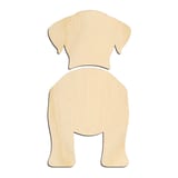 Laser-cut baltic birch silhouette of BEAUCERON