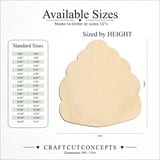 Size reference chart for BEE HIVE SILLOUETTE