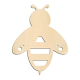 Laser-cut baltic birch silhouette of BEE ICON