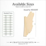 Size reference chart for BELIZE