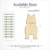 Size reference chart for BERGER PICARDS