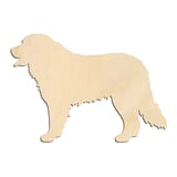 Laser-cut baltic birch silhouette of BERNESE MOUNTAIN DOG SILHOUETTE