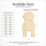 Size reference chart for BERNESE MOUNTAIN DOG TWO PIECE BACK