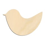 Laser-cut baltic birch silhouette of BIRD