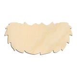 Laser-cut baltic birch silhouette of BIRD NEST