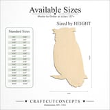 Size reference chart for BIRD OWL