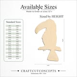 Size reference chart for BIRD TOUCAN