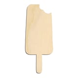 Laser-cut baltic birch silhouette of BITE SQUARE POPCICLE
