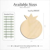 Size reference chart for BLUEBERRY CROWN