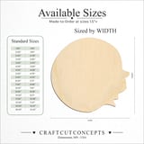 Size reference chart for BLUEBERRY SIDE SILHOUETTE