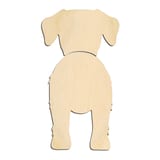 Laser-cut baltic birch silhouette of BORADOR
