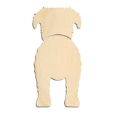 Laser-cut baltic birch silhouette of BOUVIER DES FLANDRES