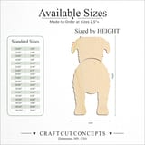 Size reference chart for BOUVIER DES FLANDRES