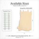 Size reference chart for BOX OF CRAYONS