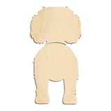 Laser-cut baltic birch silhouette of BOYKIN SPANIEL