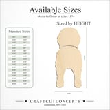 Size reference chart for BRIARD