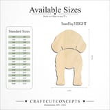 Size reference chart for BRITTANY
