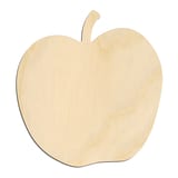 Laser-cut baltic birch silhouette of BROAD APPLE