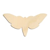 Laser-cut baltic birch silhouette of Broad Wing Moth