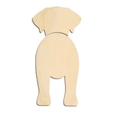 Laser-cut baltic birch silhouette of BROHOLMER