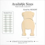 Size reference chart for BULLMASTIFF