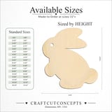 Size reference chart for BUNNY CLASSIC SILHOUETTE