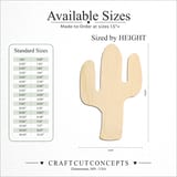 Size reference chart for CACTUS THREE ARM