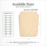 Size reference chart for CANDY JAR