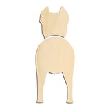 Laser-cut baltic birch silhouette of Cane Corso Head & Body Set